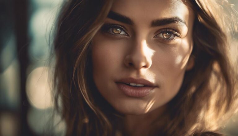 accentuating natural facial features