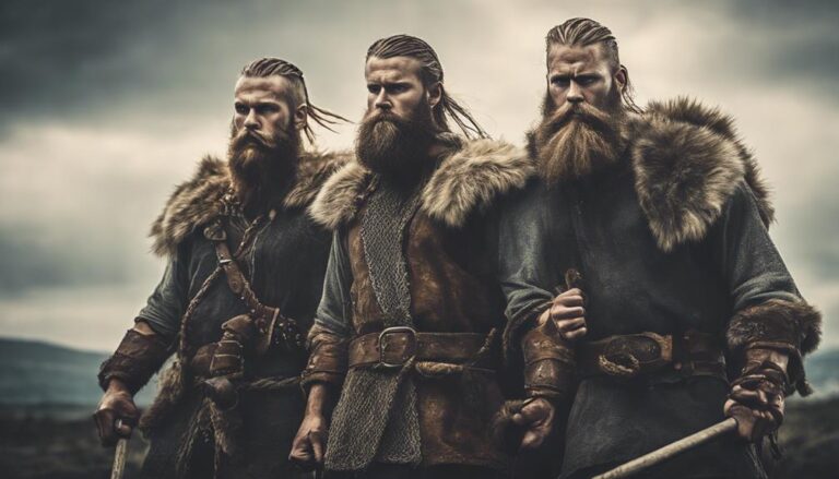 fierce braided warrior beards