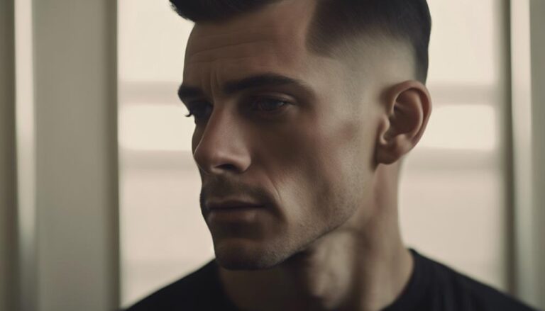 neatly groomed male hairstyle