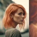 peach hair colour guide