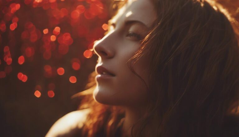 red tones in brown