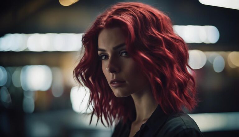 vibrant hair takes center